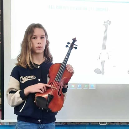 Peut être une image de 1 personne et violon